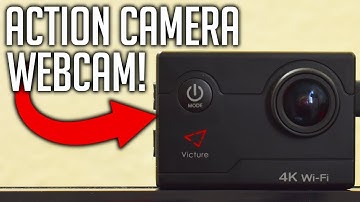How To Use An Action Camera As A Webcam On OBS | Victure AC700 4K Action Camera