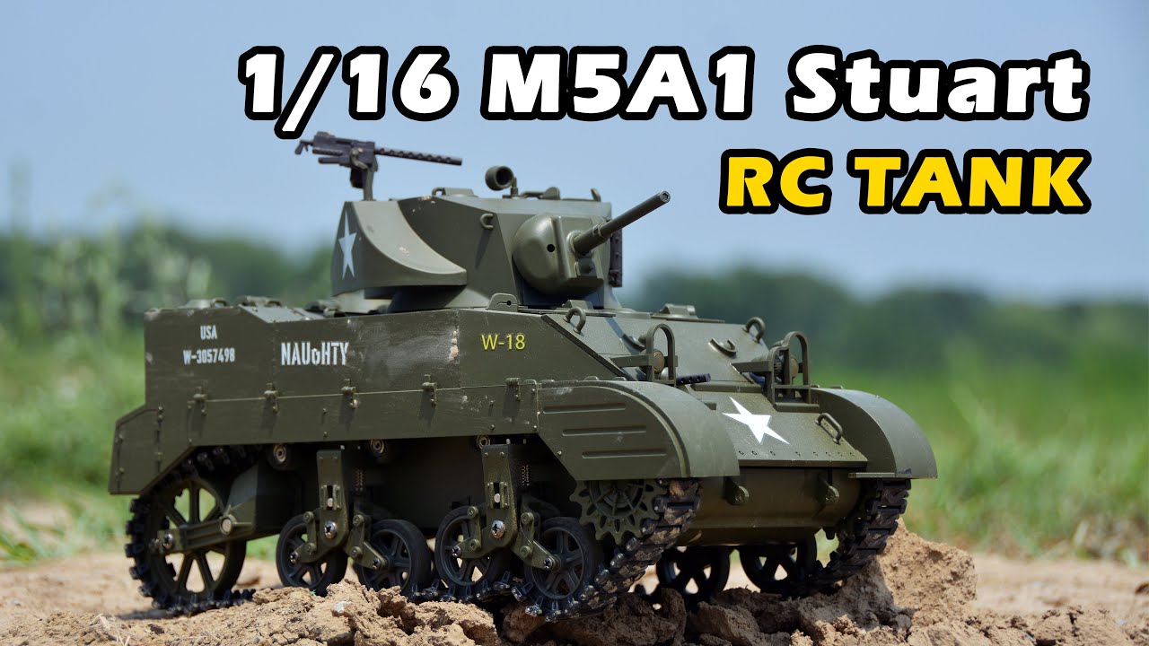 1/16 RC Light Tank M5A1 Stuart Review, 库兵客模型COOLBANK的