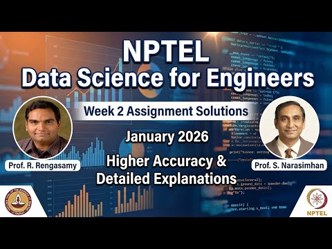 NPTEL: Data Science for Engineers Week 2 Assignment Solution Jan 2026 | Accurate Answers