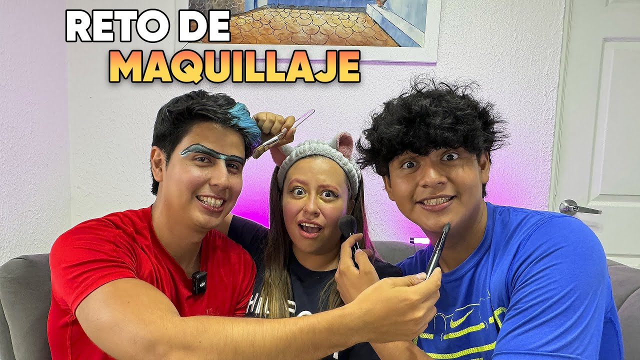 MEXICANOS ME MAQUILLAN SIN SABER 😱🇸🇻🇲🇽@PaulGomz @MarioGomzz