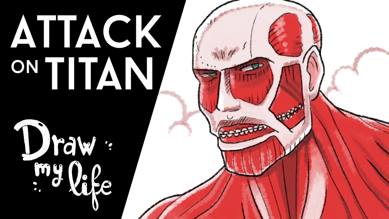 La HISTORIA de ATTACK ON TITAN (Shingeki no Kyojin) | Draw My Life en Español