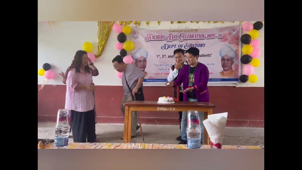 Department of History celebrated teacher's day on 5th September at dngc 2025🥳🧑‍🏫📸