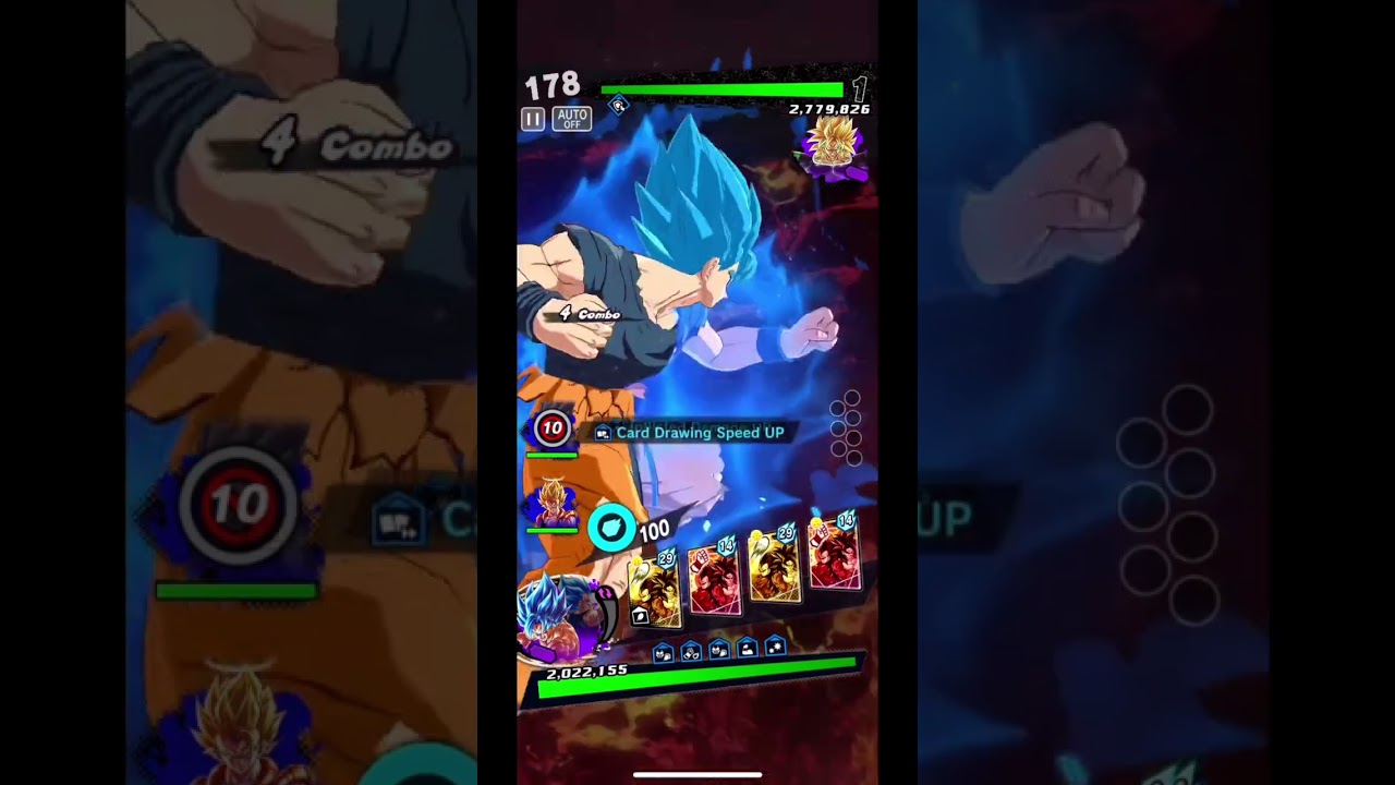 SSB GOKU AND VEGETA BLAST CARD DEFLECT!! 
