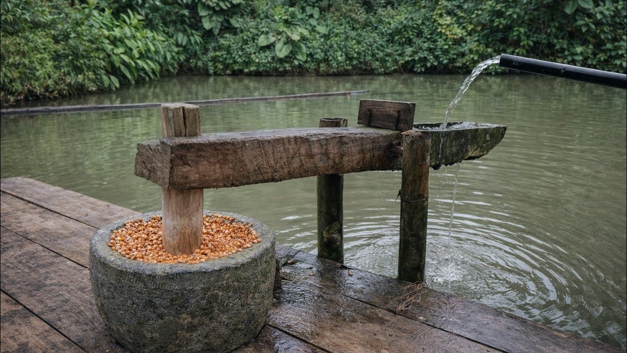 Water-Powered Corn Mill - Part