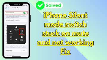 iPhone Silent mode switch stuck on mute and not working Fix | iOS | 2024