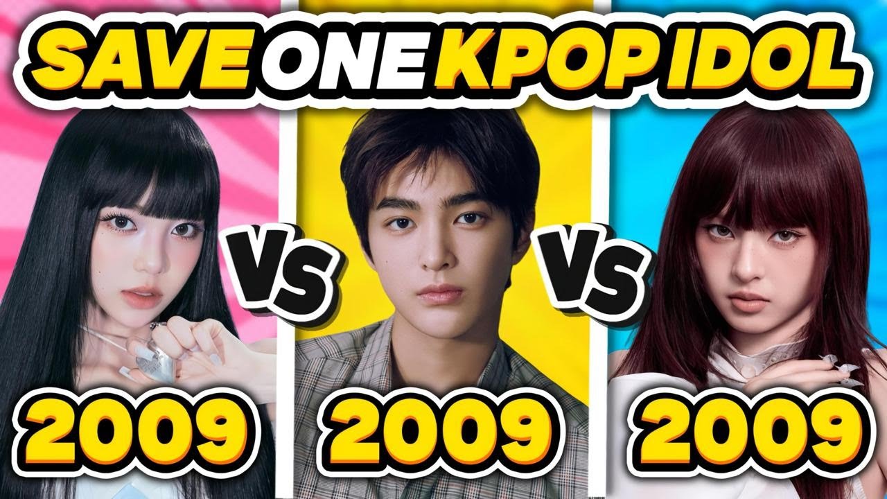 Спасите одного айдола: родились в один год! — KPOP GAME 2025 | ВИКТОРИНА UNIVERSE KPOP