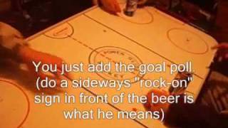 How to play Beer hockey - drinking game