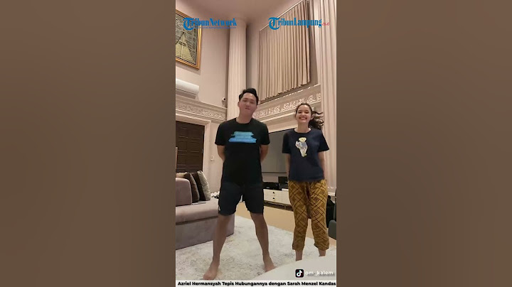 AZRIEL HERMANSYAH TEPIS HUBUNGANNYA DENGAN SARAH MENZEL KANDAS