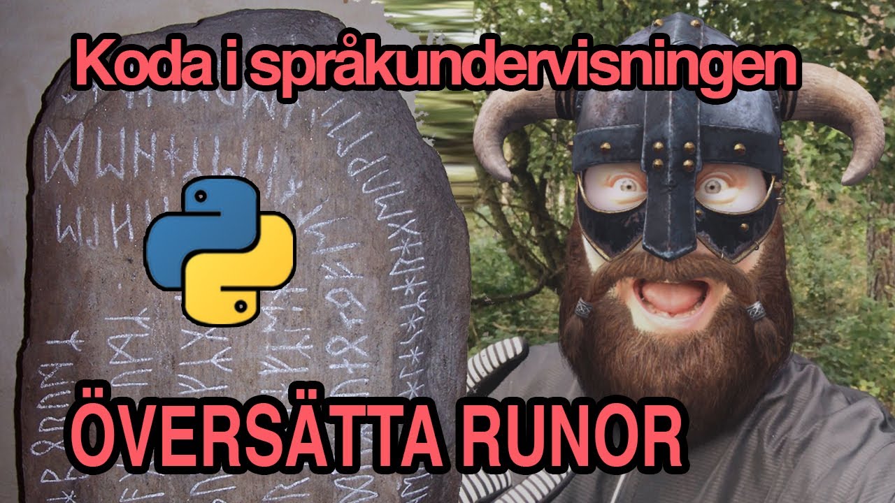 Update New Python - Översätta runor