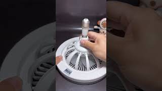 Bright LED Crystal Universal Light with Mini Cooling Fan | Stylish Portable Gadget#gadgets #shorts