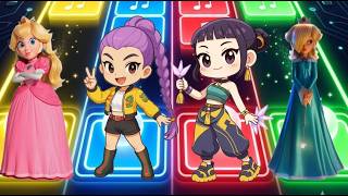 SUPER MARIO GALAXY VS K-POP DEMON HUNTERS | TILES HOP EDM RUSH screenshot 2