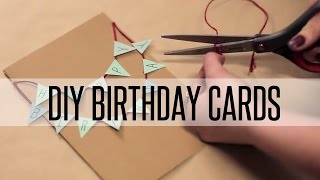 DIY BIRTHDAY CARDS