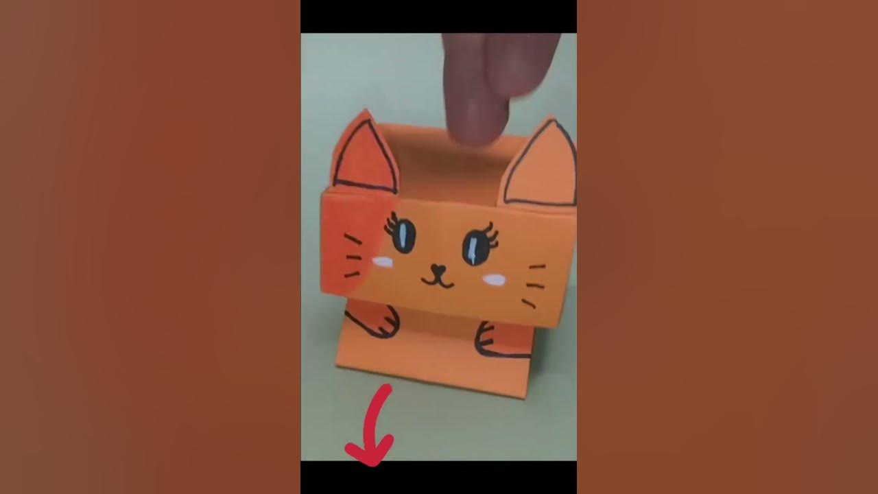 Котики из бумаги уже на канале! 🐱 #каксделать #оригами #котики # ...