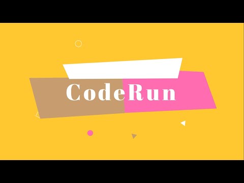 Logo | Coderun | Learn Programming Language | C++ | Python | Java | Android | 2021