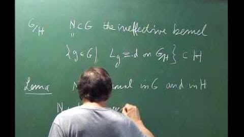 Programa de Doutorado: Lie Groups, Representation Theory and Symmetric Spaces - Aula 20