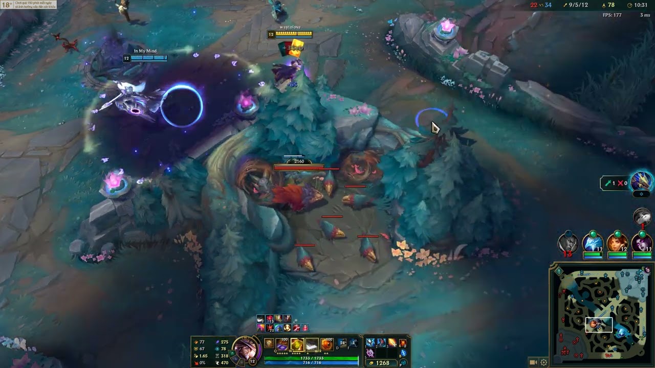 TF URF full ap đầu game xanh mà chơi nhây late game thua