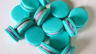 French Macarons Vanilla Blackberry Cardamom