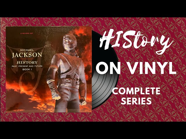 S8-EP34 Michael Jackson History album on vinyl-complete series