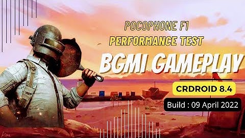 crDroid 8.4 - BGMI Gameplay | Performance Test | #pocof1 #android12l #bgmi
