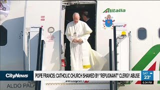Pope Francis makes first papal visit to Ireland in 40 years