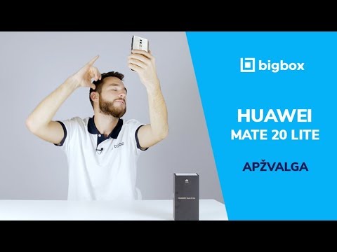 HUAWEI Mate 20 Lite apžvalga | BIGBOX.LT