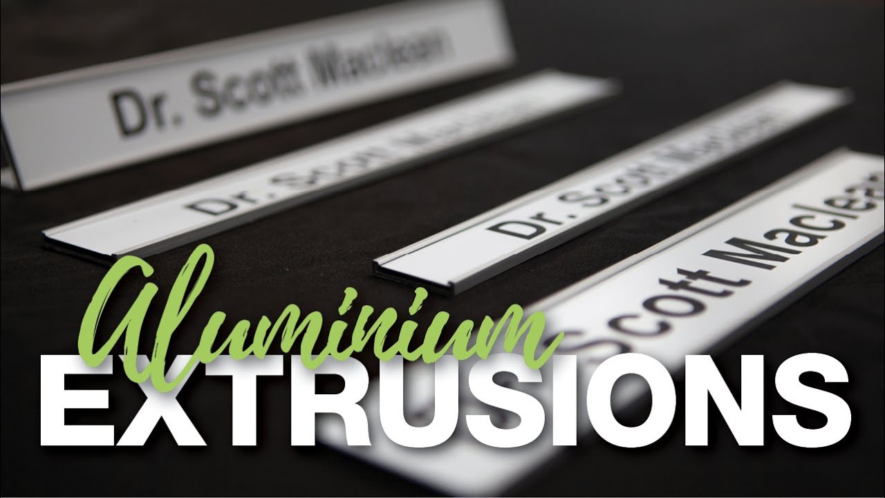 Rowmark's Alumium Extrusions: the secret to great interchangeable signage
