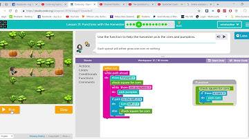 Lesson 21 Functions with the Harvester #4