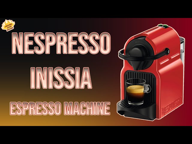 Nespresso Inissia Coffee Capsule Machine Review (Plus a big tip!) 