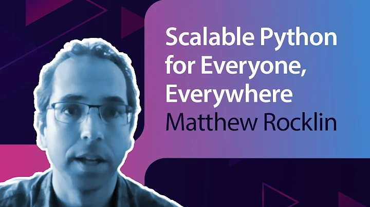 Scalable Python for Everyone, Everywhere // Matthew Rocklin // MLOps  Meetup #38