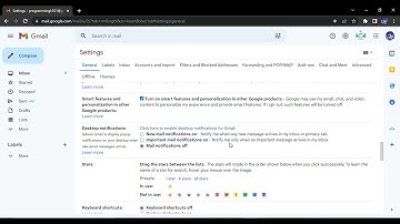 How to enable Desktop notifications for Email?