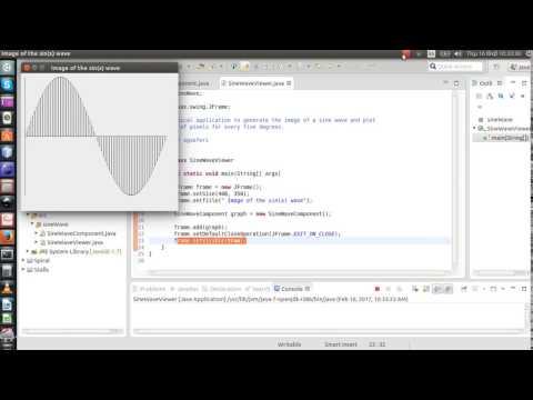 Prog. Project - Image of a sin(x) wave - (J Graphics)