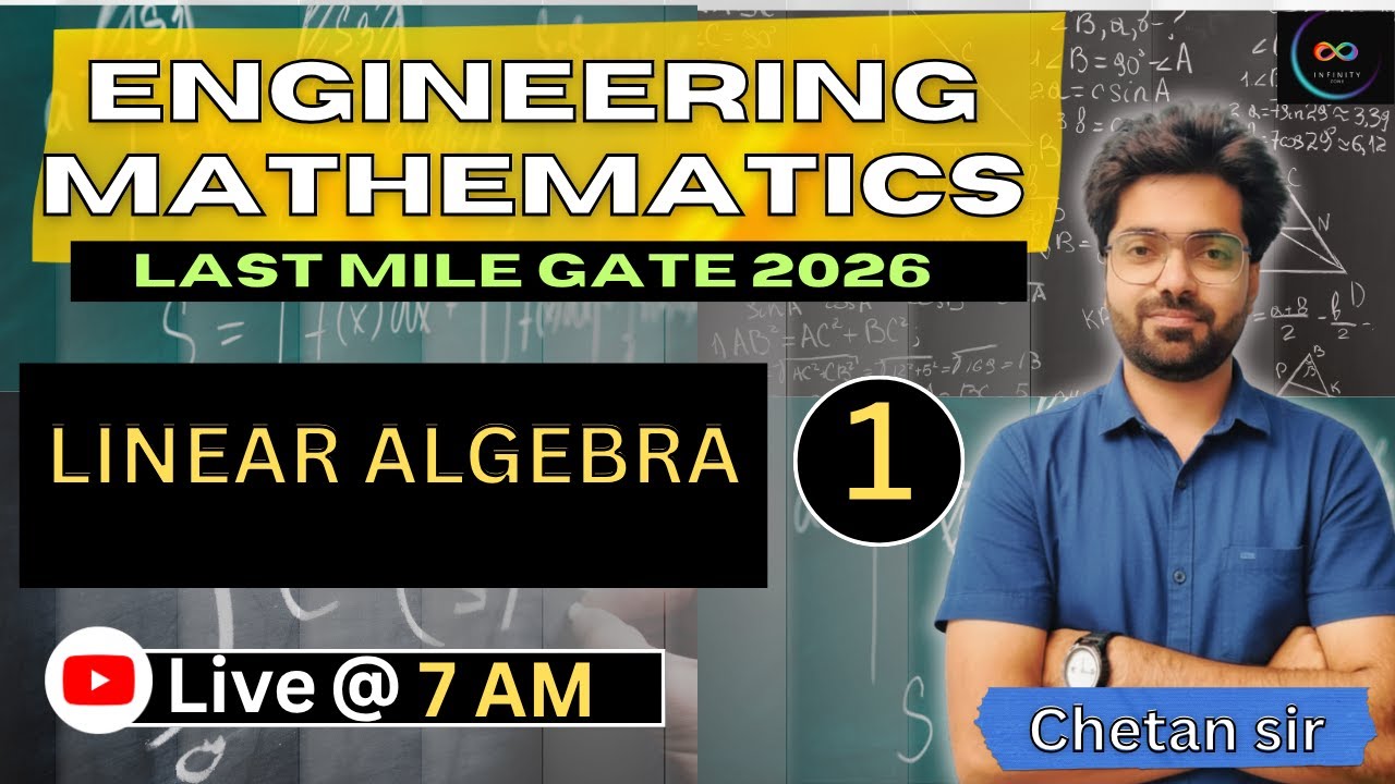 Matrix Algebra || ENGINEERING MATHEMATICS #lastmileforgate2026 #gate # ...