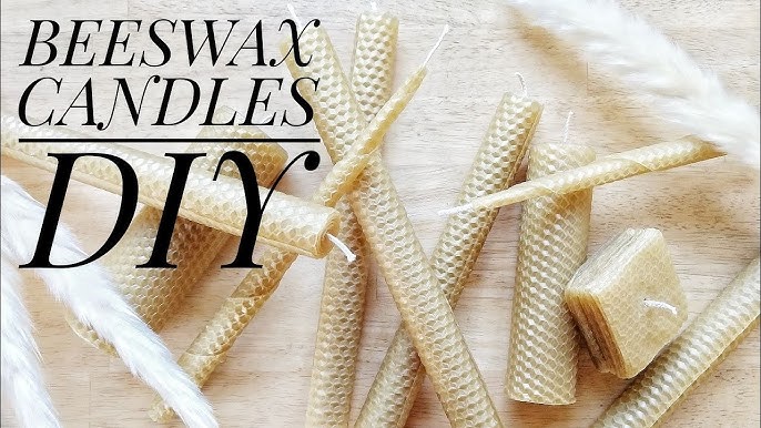 How to Make Beeswax Candles  Easy DIY Tutorial 