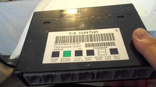 Saturn vue 2008 2013 Chevrolet Captiva  BCM body control module mounting & removal Where To Find it
