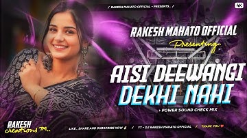 Dj Sarzen Song 💥 || Aisi Deewangi Dekhi Nahi || New Hindi Song || Sound Check Mix || Dj Sarzen