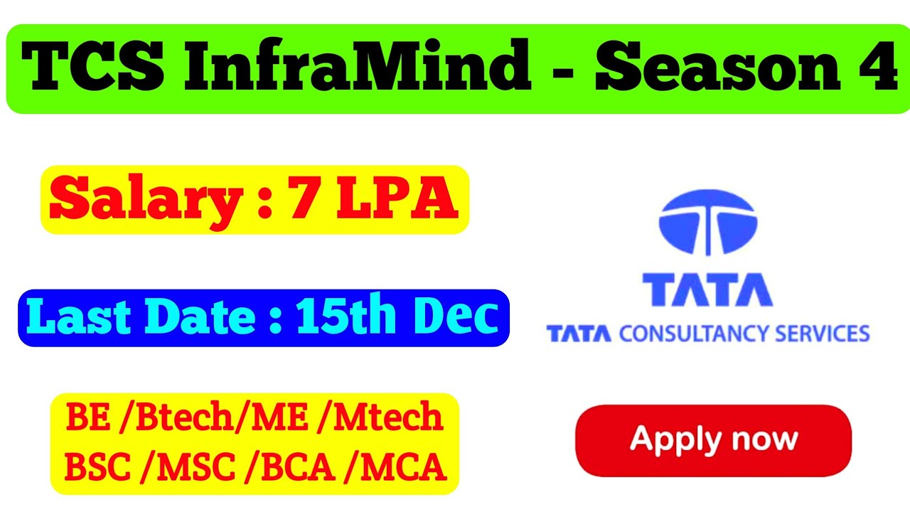 TCS Inframind season 4|| TCS Inframind 2020 || Opportunity to get 7 LPA Job Package || Chandan Patel