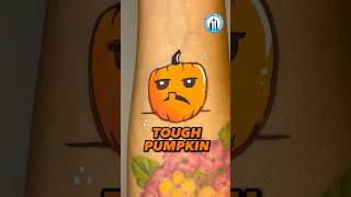 Tough Pumpkin!🎃 #pumpkin #halloween #spookyseason #facepaint