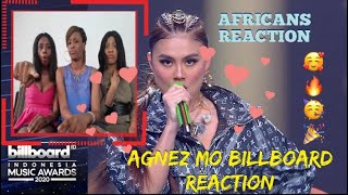 African Girls & Asia Reaction to Billboard Indonesia Music AWARDS 2020 - Agnez Mo "Diamonds"