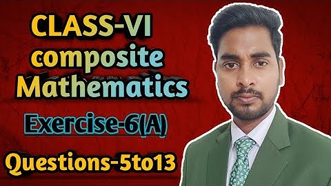 composite mathematics class VI || Decimals|| Ex. 6A || Exam Score