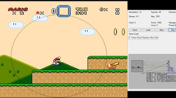 Super Mario World NEAT learning