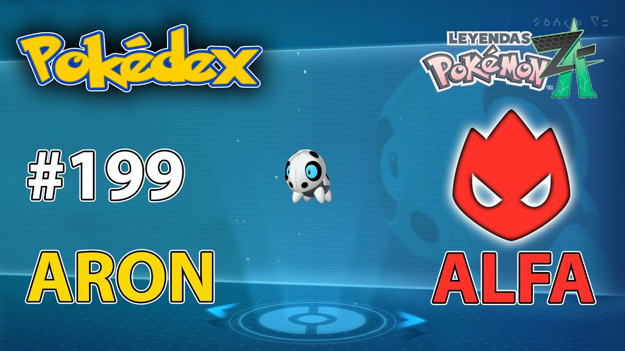 199 Donde encontrar a Aron (ALFA) Leyendas Pokemon Z-A - Alfadex Luminalia Alphadex