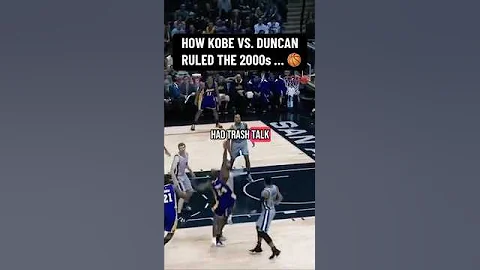 The Rivalry No One Talks About: Kobe vs Duncan 🏀 🏆#nba #nbashorts #shorts