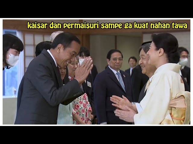 Diminta Nginep Sebulan Dua Bulan, Kaisar Jepang Sampe Ga Kuat Nahan Tawa Saat Presiden Jokowi Pamit class=