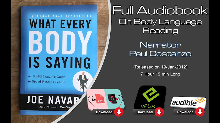 [Audio Book] What Every BODY Is Saying with links to EPub mp3 aax and PDF