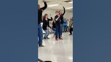 Thumbnail of The look on his face at the end 😭 #shorts | kid surprises mom with solo performance!!
