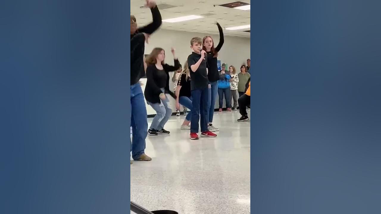 The look on his face at the end 😭 #shorts | kid surprises mom with solo performance!!