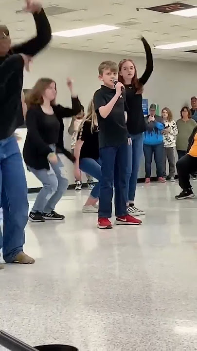 The look on his face at the end 😭 #shorts | kid surprises mom with solo performance!!