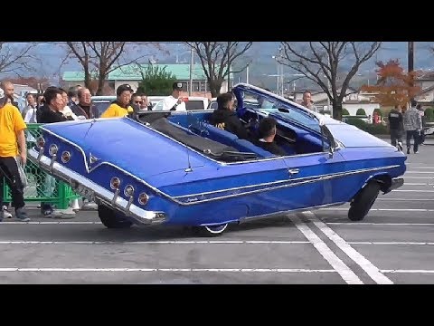 アメ車が跳ねる ホッピングバトル Hopping Battle 決勝 The Low Magazine Car Show ハイドロ ローライダー 19 11 24 Youtube