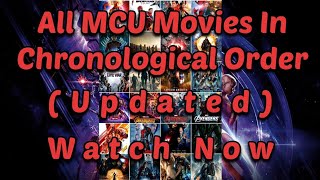 All Marvel Movies In Chronological Order | Avengers| #marvel #avengers