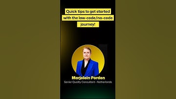 How to get started on low code no code test automation?  #nocode #lowcode #lowcodenocode #codeless